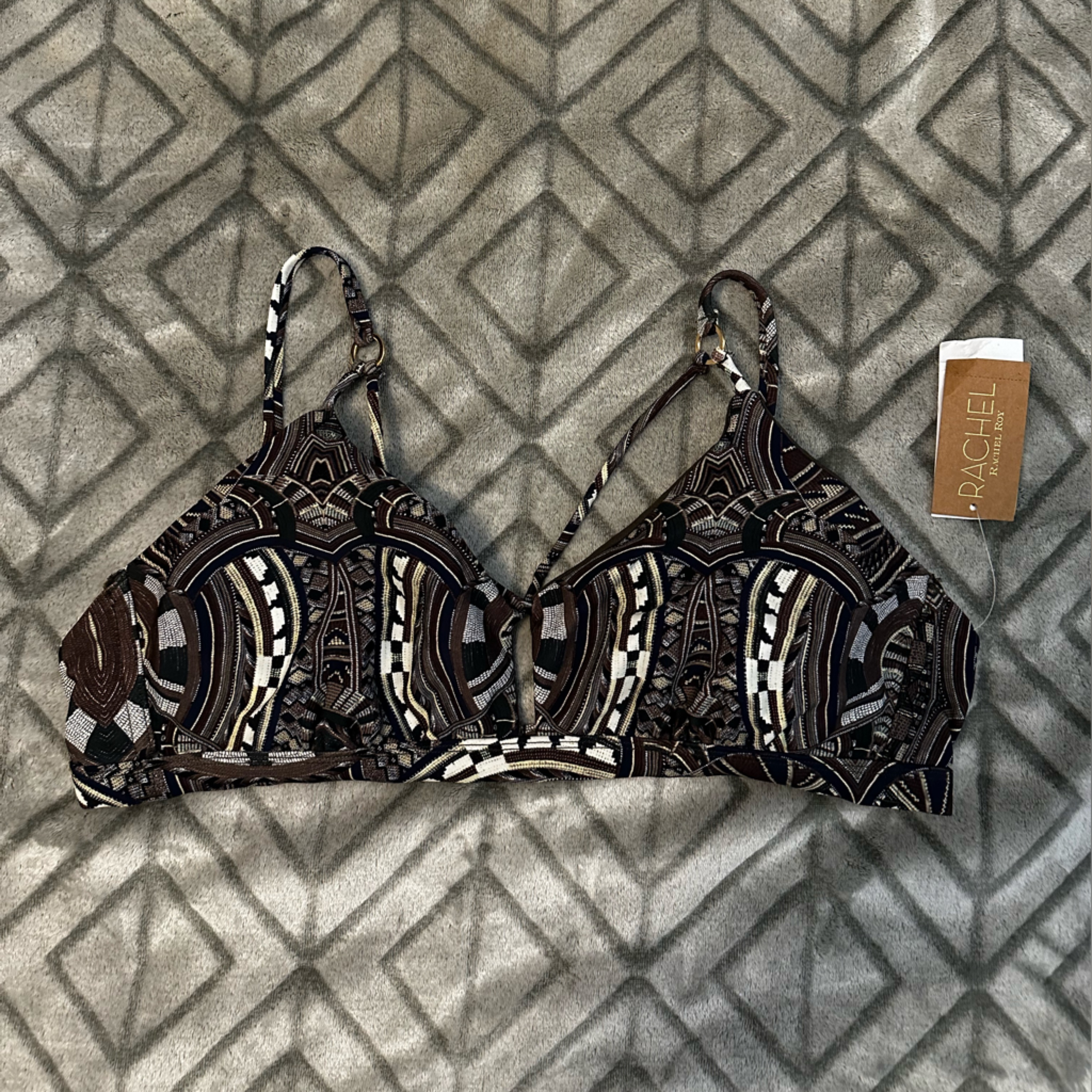 Rachel Roy Xl Bikini Top Brand New